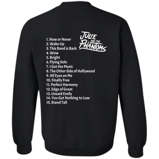 Julie And The Phantoms Merchandise Julie And The Phantoms Black Pullover Hoodie Julie And The Phantoms Merchandise Julie And The Phantoms Black Pullover Hoodie