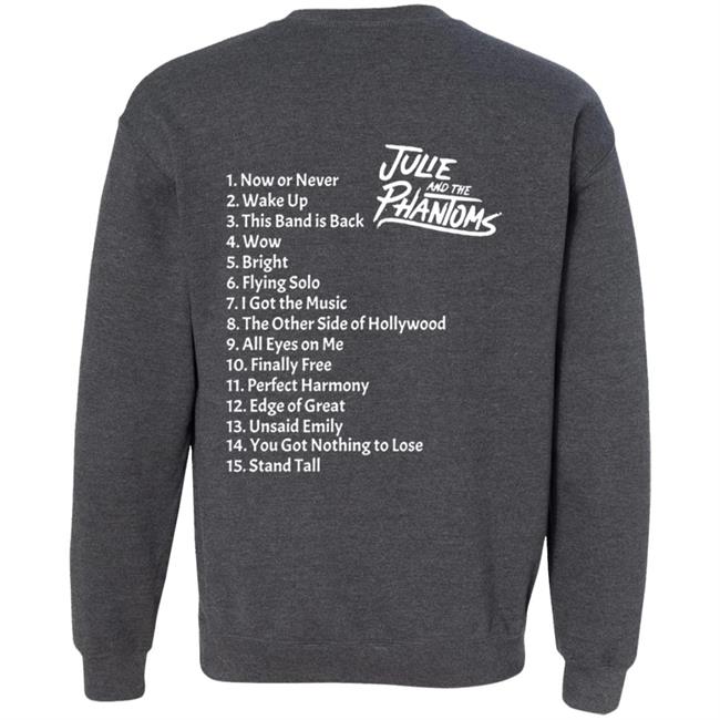 Julie And The Phantoms Merchandise Julie And The Phantoms Black Pullover Hoodie Julie And The Phantoms Merchandise Julie And The Phantoms Black Pullover Hoodie