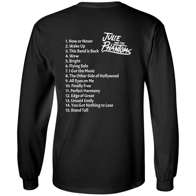 Julie And The Phantoms Merchandise Julie And The Phantoms Black Pullover Hoodie Julie And The Phantoms Merchandise Julie And The Phantoms Black Pullover Hoodie