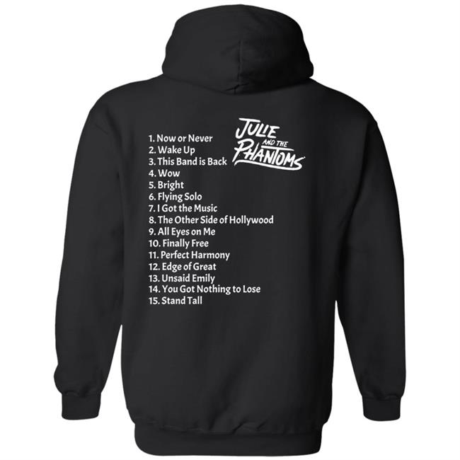 Julie And The Phantoms Merchandise Julie And The Phantoms Black Pullover Hoodie Julie And The Phantoms Merchandise Julie And The Phantoms Black Pullover Hoodie
