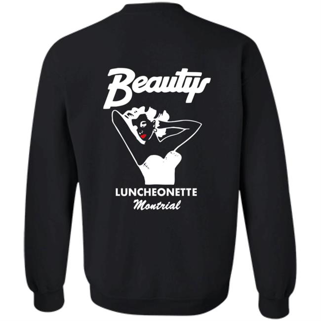 Brunette Merch Beautys 1942 Black Crewneck Sweatshirt