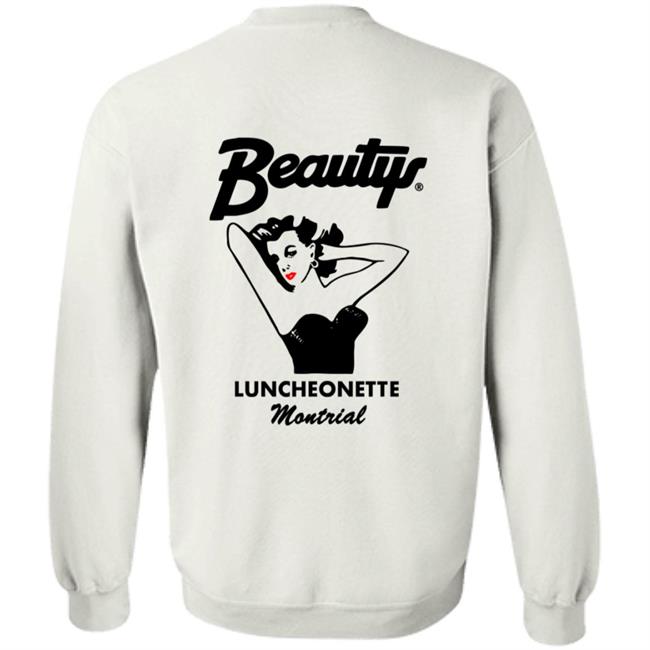 Brunette Merch Beautys 1942 White Crewneck Sweatshirt