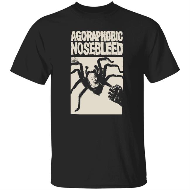 Night Shift Merch Agoraphobic Nosebleed Spider Woman Shirt