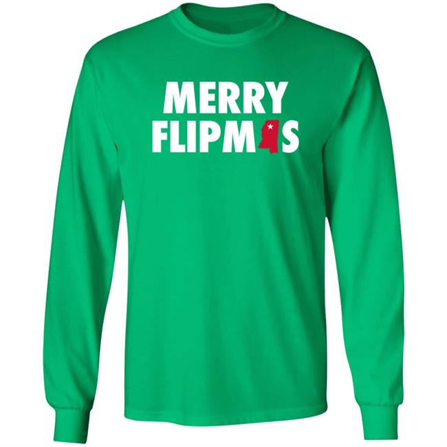 Merry Flipmas Long Sleeve T Shirt Grind City Designs Shop LFG Shirts