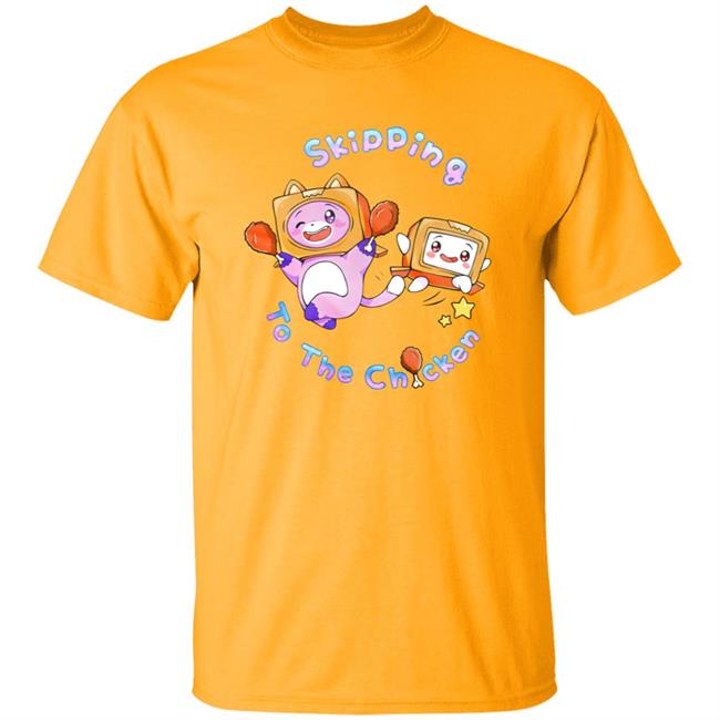 Lanky Box Merch Skipping To The Chicken Shirt