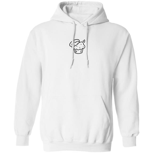 Badboyhalo Merch 1 Million Muffins Black Text Hoodie