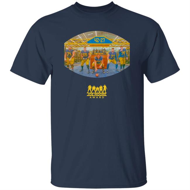2021 Joe Moore Award Winner Tee Shirt Michigan Football Limited Edition