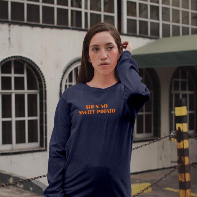 Shirts That Go Hard She's My Sweet Potato T Shirt Black Shirtsthtgohard