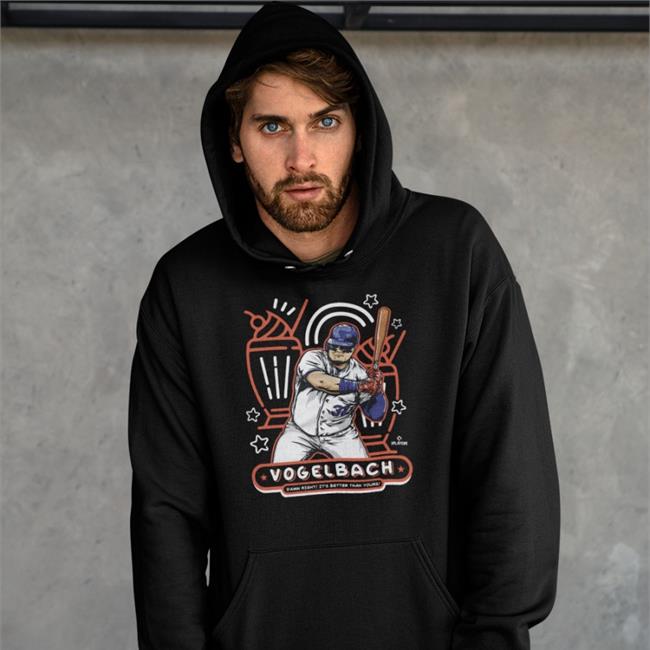 500 Level Merch Daniel Vogelbach New York M Milkshake WHT Damn Right It's Better Than Yours Sweatshirts Brandon Nimmo SNY Mets