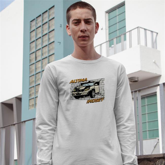 White Altima Mindset T Shirt Shitheadsteve