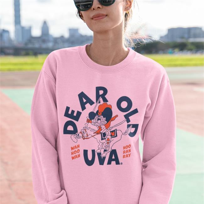 Home Field Store Merch Dear Old UVA Tee Shirt White Phony Bennett