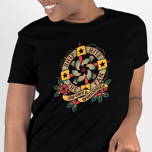 Ship Hits The Fan Tattoo Tee