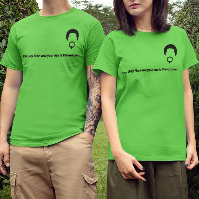 Shirts That Go Hard Im Guy Fieri And Your Ass Is Flavortow Hooded Sweatshirt