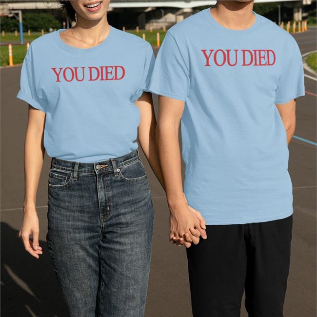 Mark Zimmerman You Died Shirt Dark Heather