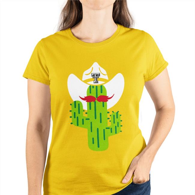 Raider Red Cool Cactus And Top Gun Texas Tech Tee