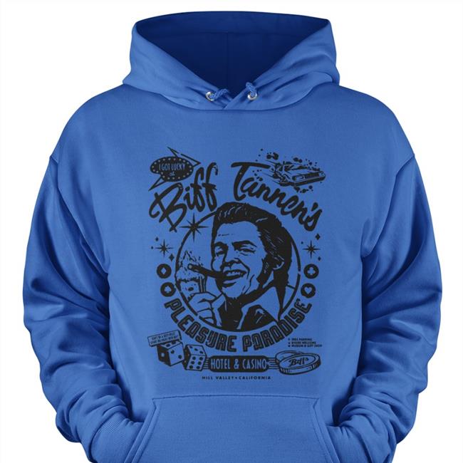 Fright-Rags Merch Biff Tannen's Pleasure Paradise Hoodie