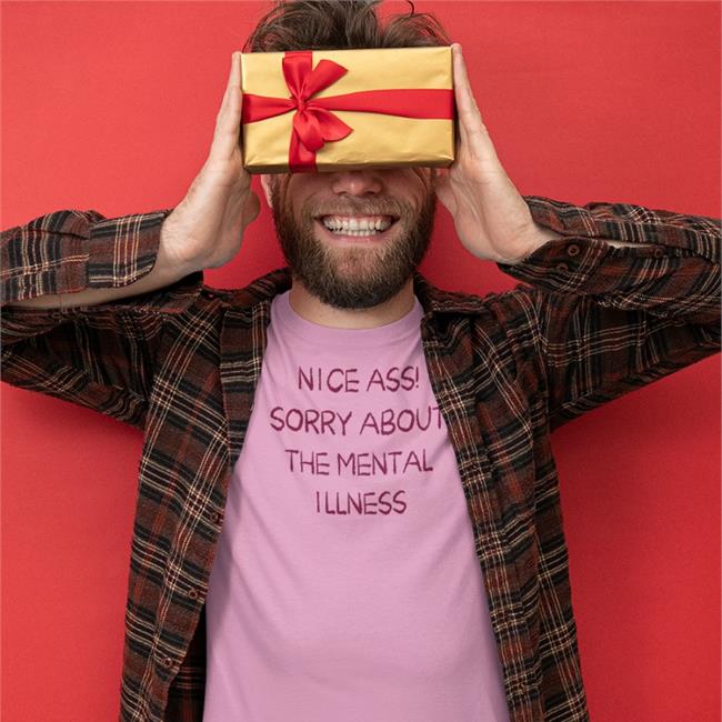 Nice Ass Sorry About The Mental Illness Baseball Sleeve Tee