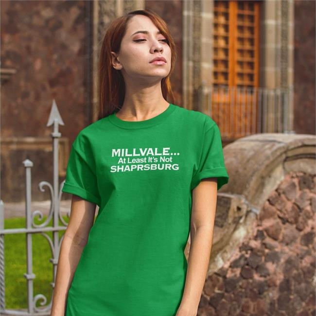 Colin Dunlap Millvale At Least It’S Not Shaprsburg Hooded Sweatshirt