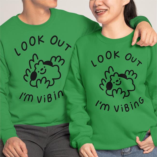Hey Hey Momo Shop Merch Look Out I'm Vibing Shirts Momo Draws