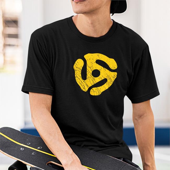 Super 70S Sports Store 45 Record Adapter Shirt