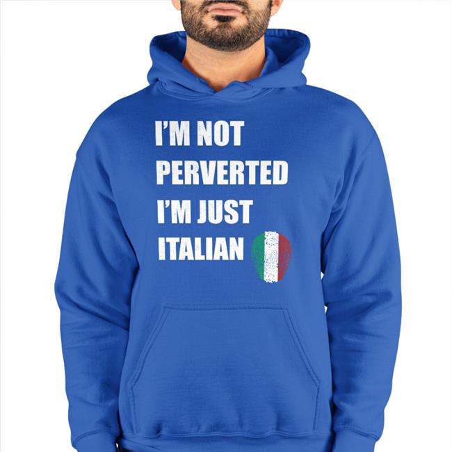 Lord Miles Routledge Adventures I'm Not Perverted I'm Just Italian Tee Shirt Real Lord Miles