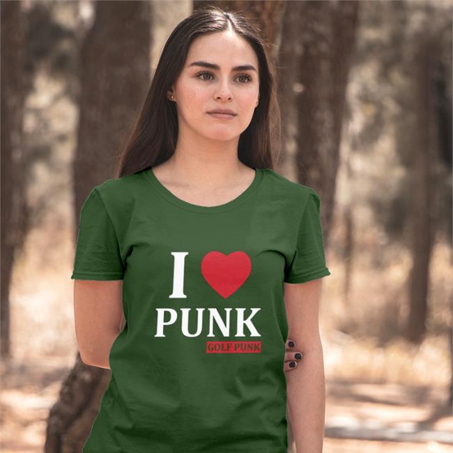 I Love Punk Golf Punk Illbetherelovve Tees Black