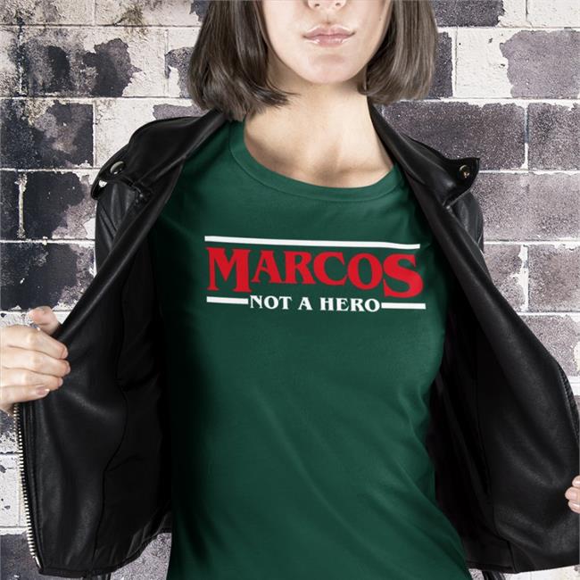 Nico Quejano Marcos Not A Hero Hooded Sweatshirt
