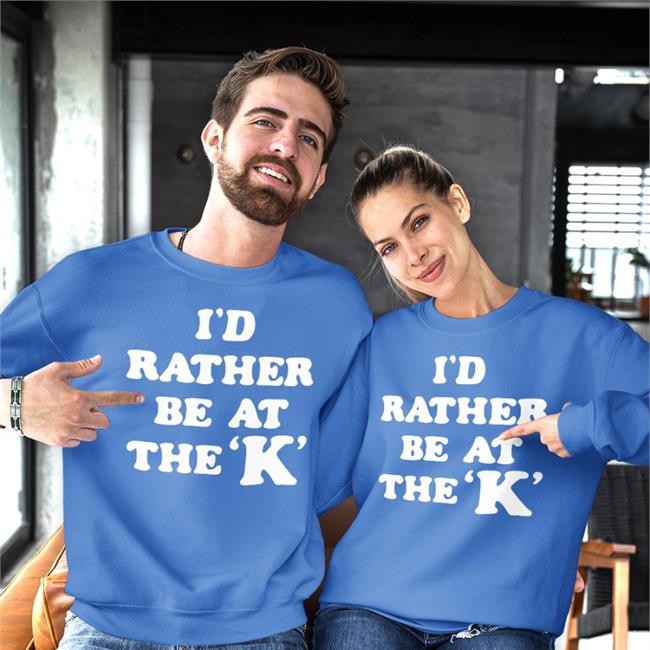 Sarah Nauser I'd Rather Be At The K Hoodie Charlie Hustle merch