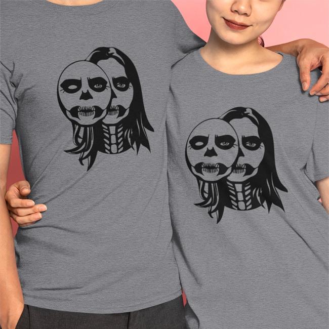 Lizzy Mcalpine Merch Skull Face Sweatshirt Lizzymcalpine