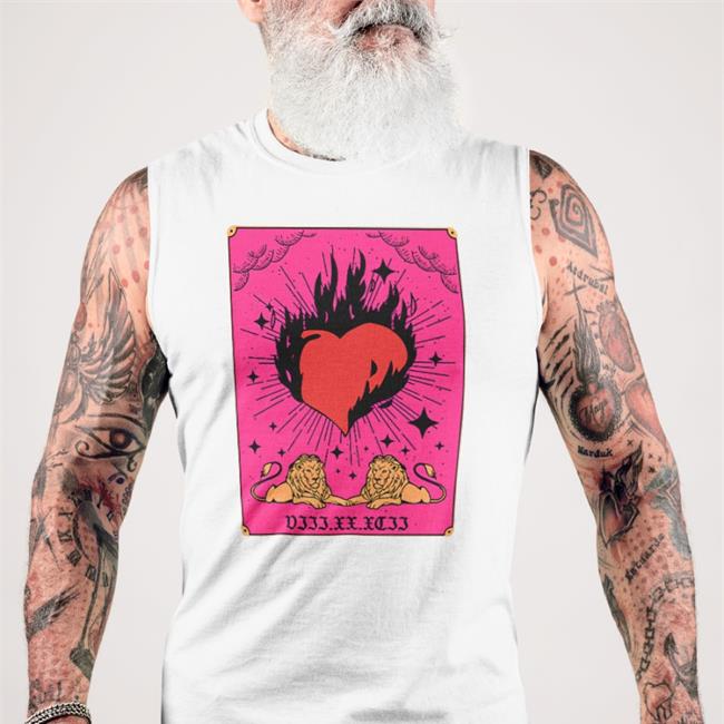 Demi Lovato Merch Burning Heart Shirts