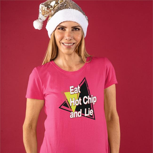 Best Seller Shirtsthtgohard Eat Hot Chip And Lie Shirt Royal