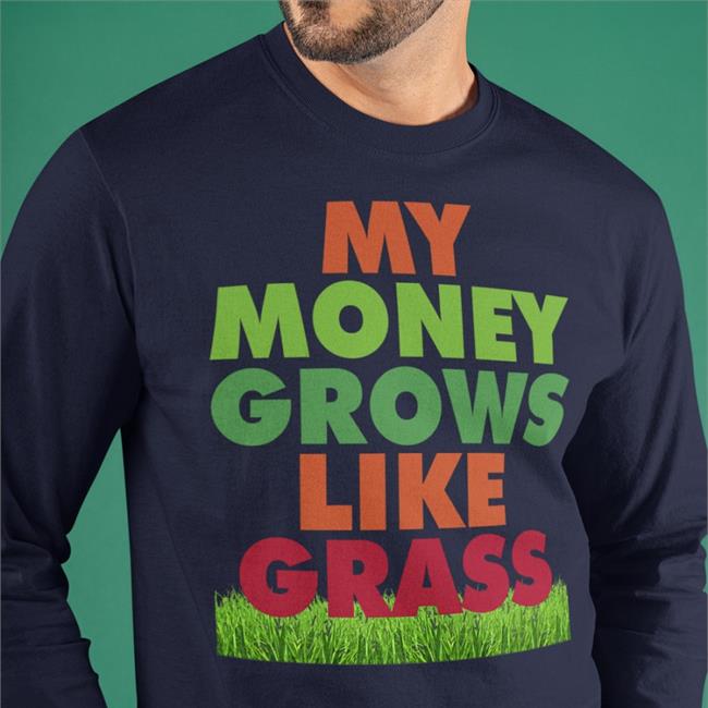 Best Seller My Money Grows Like Grass Shirt Riley Senpai