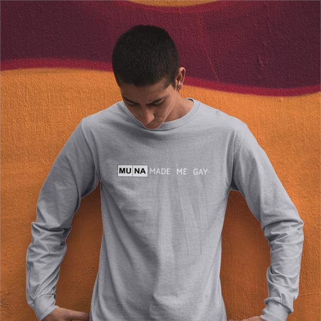 Jeff Heimbrock Muna Made Me Gay T-Shirt WhereisMUNA