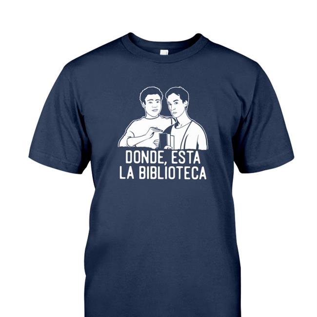Donde Esta La Biblioteca T Shirt Black
