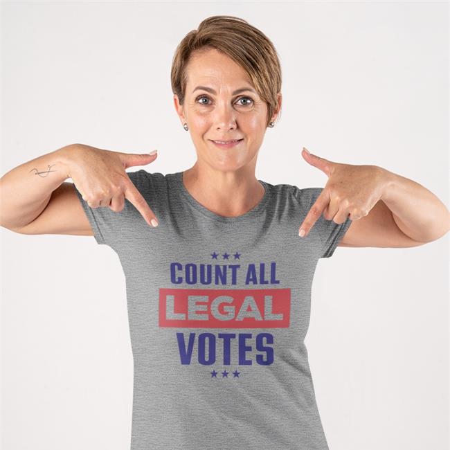 Count All Legal Votes shirt Johnrockshomes John M. Cameron White