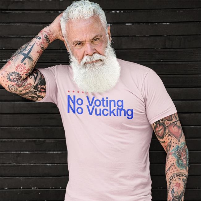 No Voting No Vucking T Shirt Blk Trina And Saucy Santana Big L Atlsolid