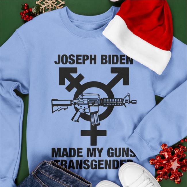 Shirts With Threatening Auras Joseph Biden Made My Guns Transgender Classic Tee Shirts