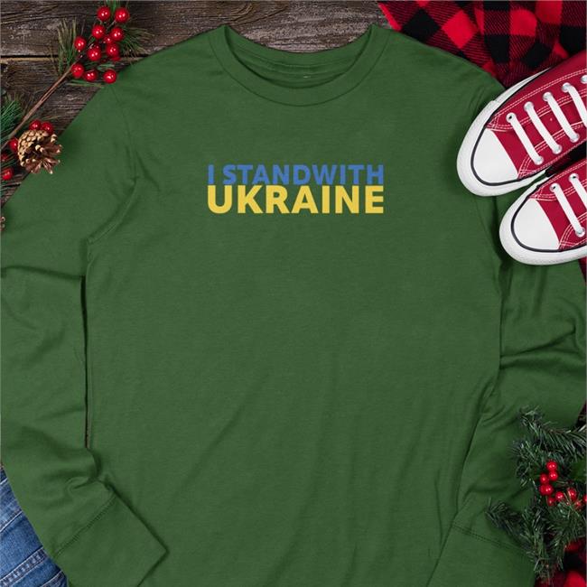 Republicans For Joe Biden Merch I Stand With Ukraine Crewneck Sweatshirt Republicans Against Trumpism