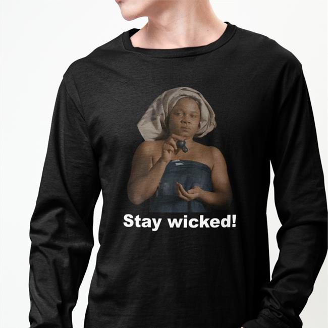 Celestial Being Stay Wicked Baseball Sleeve Tee By Ojsneedle