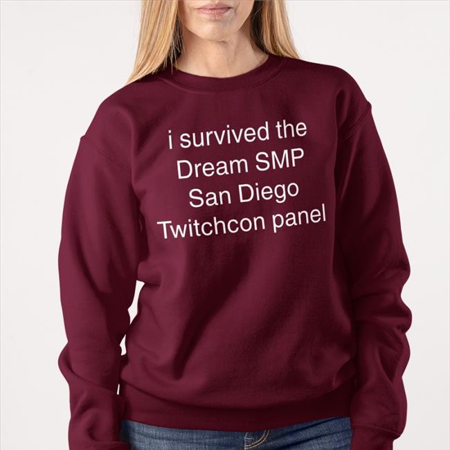 I Survived The Dream Smp San Diego Twitchcon Panel T Shirt Buttercupnom