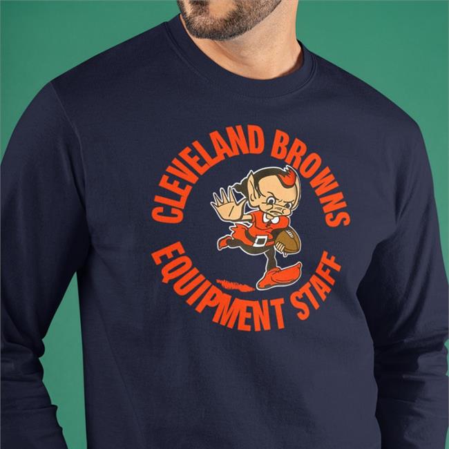 Best Seller Cleveland Browns Equipment Staff Shirt Brownsproshop