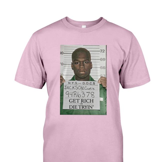 Mug Shot Jackson Curtis Get Rich Or Die Tryin Long Sleeve T Shirt G Unit Brands Merch 50Cent