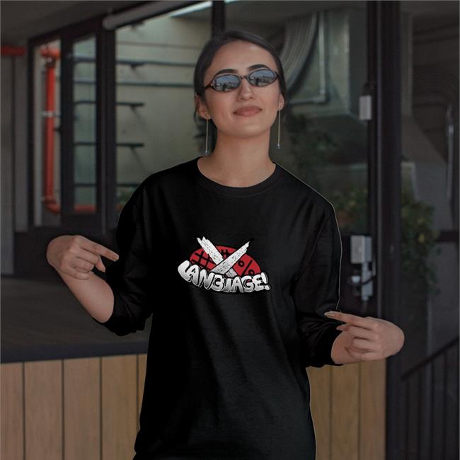 Badboyhalo Merch Badboyhalo Language Long Sleeve Shirt Black