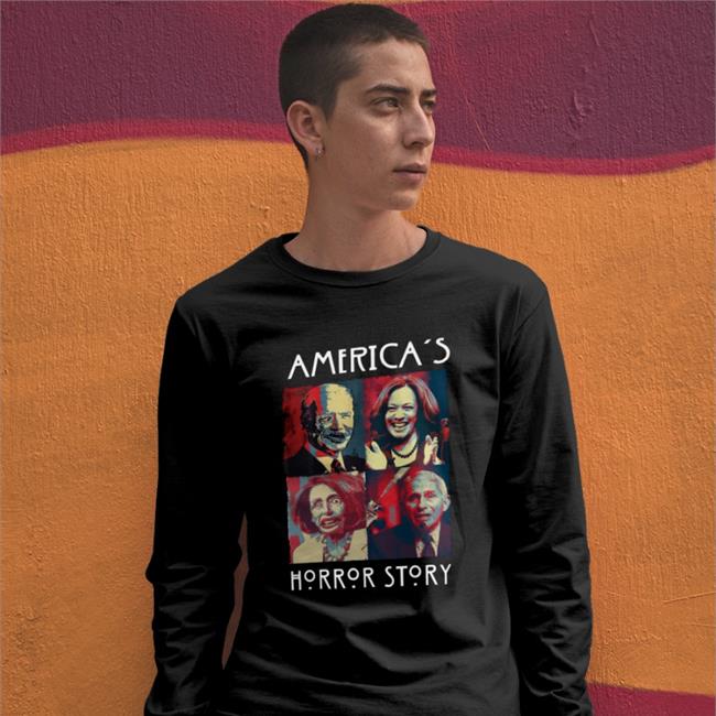 Kamala Harris Biden Nancy Pelosi Anthony Fauci America's Horror Story Tee Catherine