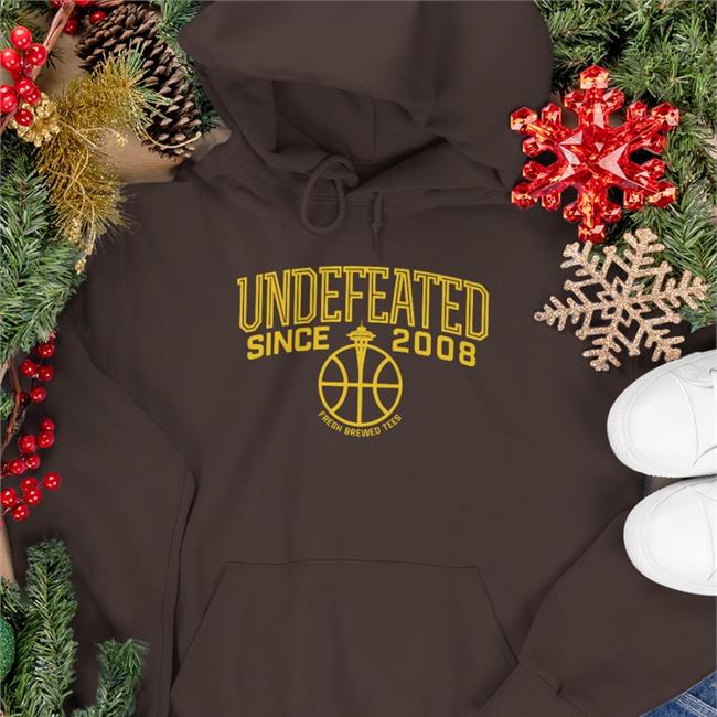 Undefeated Since 2008 Shirt Fresh Brewed Tees