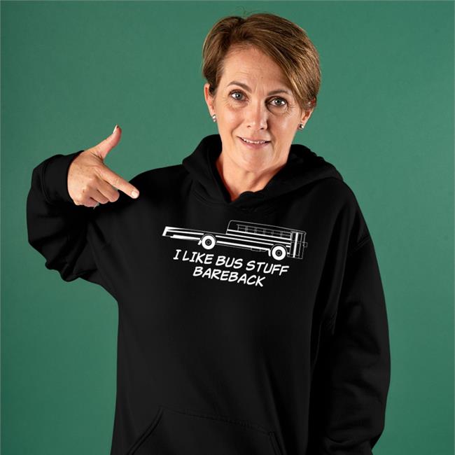 I Like Bus Stuff Bareback Long Sleeve T Shirt