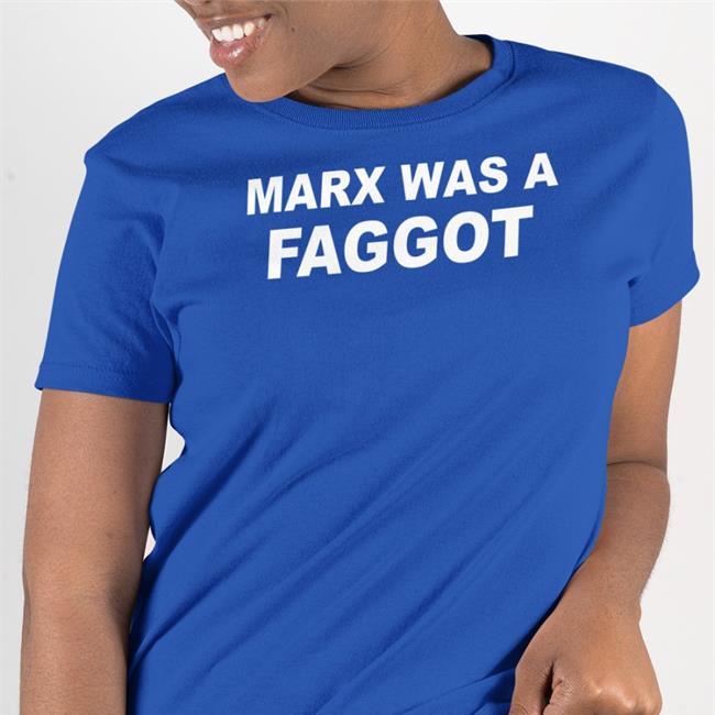 Rainbow Reclaimer Marx Was A Faggot Long Sleeve Tee Shirt Black
