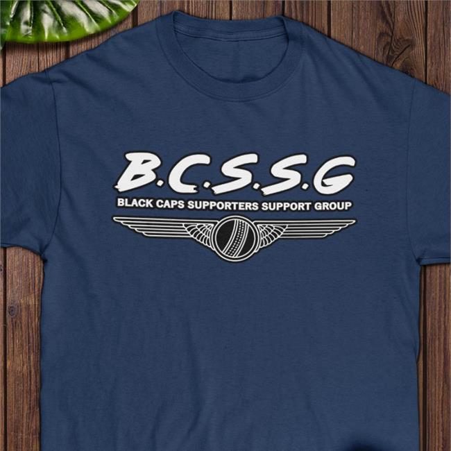 The Acc Shop Black Caps Suppporter Support Group T Shirt