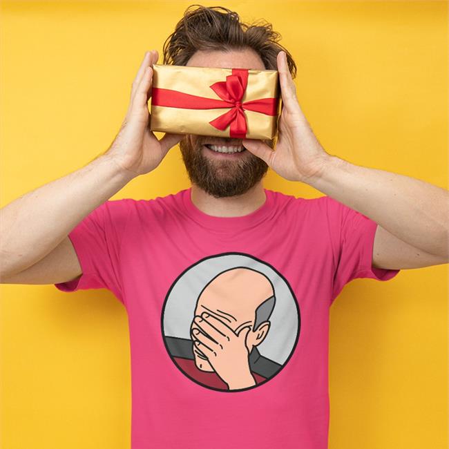 Epic Facepalm Picard T-Shirt Raspberry Pi
