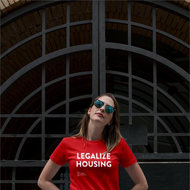 Tesho13 Legalize Housing Shirt Black